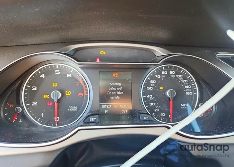 2013 Audi A4 Premium Plus from USA, damaged, VIN WAUFFAFL2DN030221